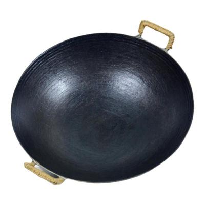 陆川铁锅加厚老式双耳生铁炒锅