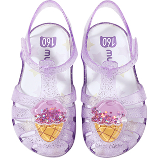 牧童儿童拖鞋女童公主鞋夏季新款小童洋气果冻鞋软底涉水宝宝鞋子