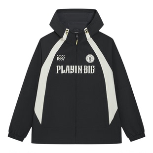 特步外套男2026年春季新款美式复古运动上衣篮球夹克974129150123