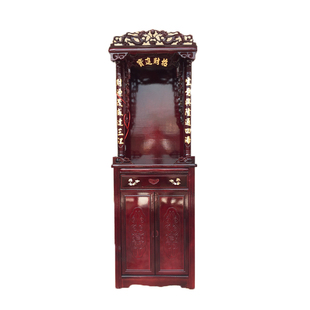 佛龛佛柜财神爷柜子观音菩萨神柜供桌佛台神台柜立柜神龛带门家用