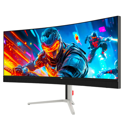 泰坦军团34英寸带鱼屏准4K显示器180Hz曲面电竞M34E7R-N白色加宽