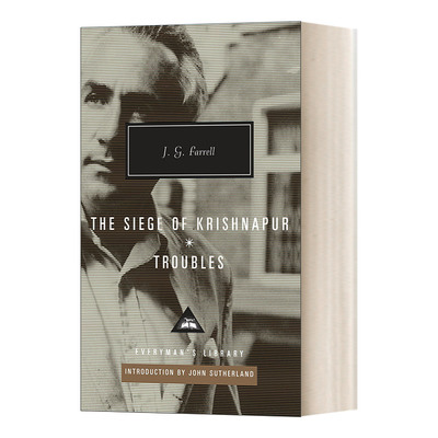 英文原版小说 Troubles / The Seige of Krishnapur  J.G.法雷尔 麻烦 克里希纳普围城 Everyman精装版 英文版 进口英语原版书籍