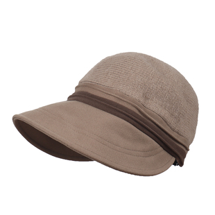 帽子女士秋冬季保暖优雅英伦复古盆帽礼帽气质休闲防寒鸭舌渔夫帽