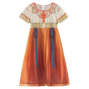 丢手绢汉服古装女童永乐公主襦裙敦煌宝宝连衣裙古风拍照摄影礼服