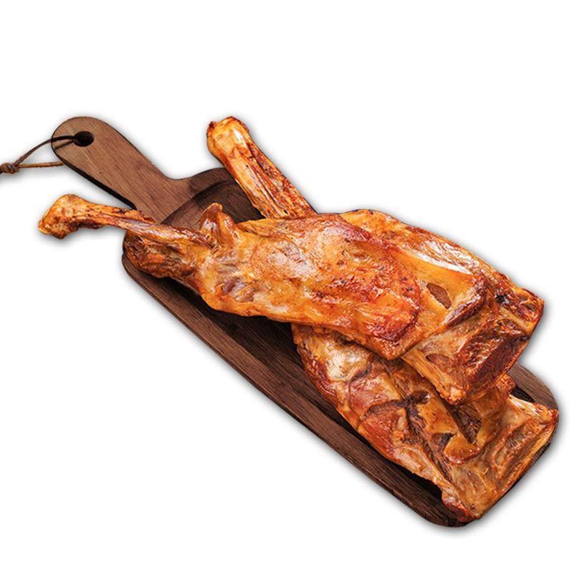 内蒙草原特产炭烤烤羊腿羊排新鲜即食羊肉熟食新春年货烧烤半成品