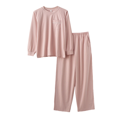 情侣纯棉套头简约春夏季家居服