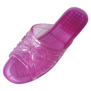 闪灯拖鞋大人女姐妹公主平跟居家蝴蝶结水晶发光鞋子生日礼物闺蜜