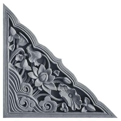 仿古砖雕中式角花古建水泥浮雕