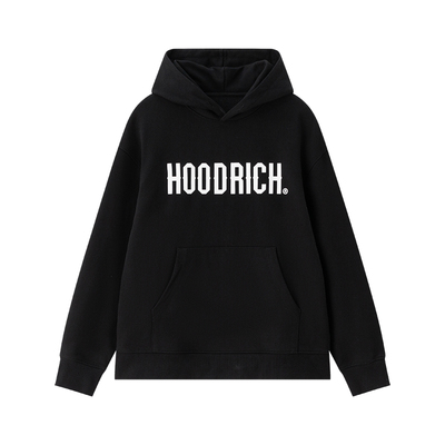 HOODRICH美式基础大LOGO字母印花连帽卫衣潮流休闲百搭帽衫男款
