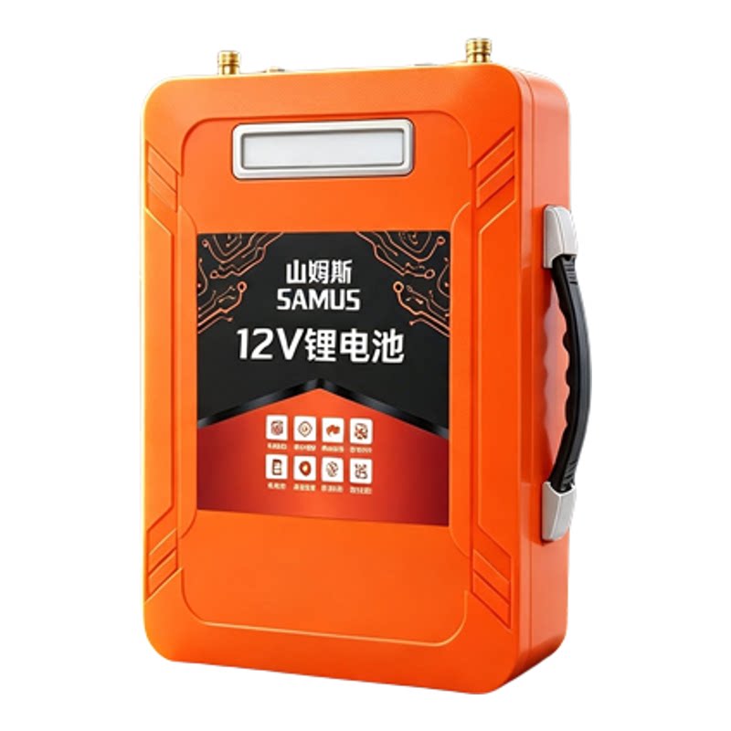 山姆斯12V锂电池足A逆变机头电瓶