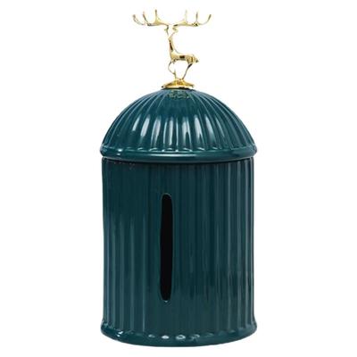 欧式陶瓷纸巾盒抽纸盒客厅家用