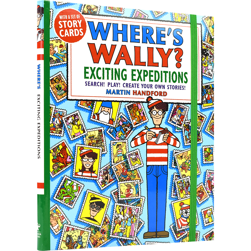 Where's Wally- Exciting Expeditions英语趣味探险活动书 Wally在哪儿 9-12岁益智活动英文原版进口儿童图书