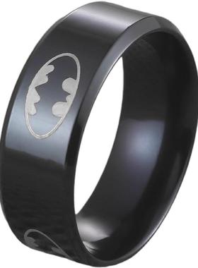 新款蝙蝠侠霸气男士戒指