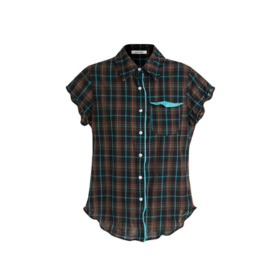 AgeofAscent全棉透气格纹衬衫