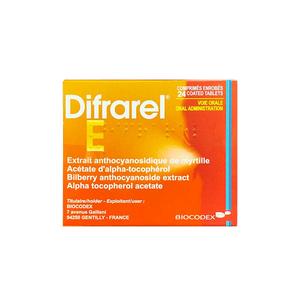 法国递法明益DIFRAREL E花青素眼轴片儿童近视药青少年改善视力