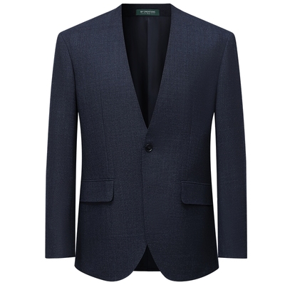 柏·品商务正装无领西服外套