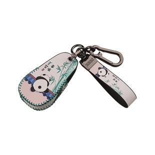 专用长安cs75plus钥匙套univ逸动unit车cs55欧尚z6三代二卡通扣x5