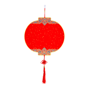 江左福卡10个装福字硬卡纸拓印纸万年红宣纸挂件新春空白手写加厚斗方红纸对联纸挂饰毛笔字书法双面灯笼宫灯