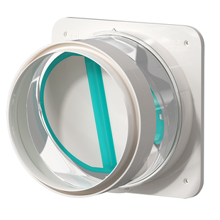 潜水艇开放式厨房抽油烟机止逆阀专用烟道排烟管止回阀防烟宝通用