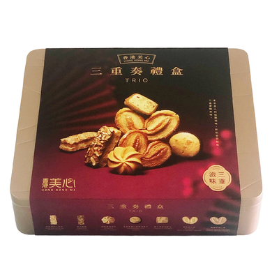 香港美心三重奏曲奇饼干进口零食
