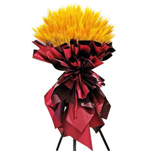 开业花篮麦穗商场开张庆典乔迁气氛布置大麦麦穗气球一对diy全套