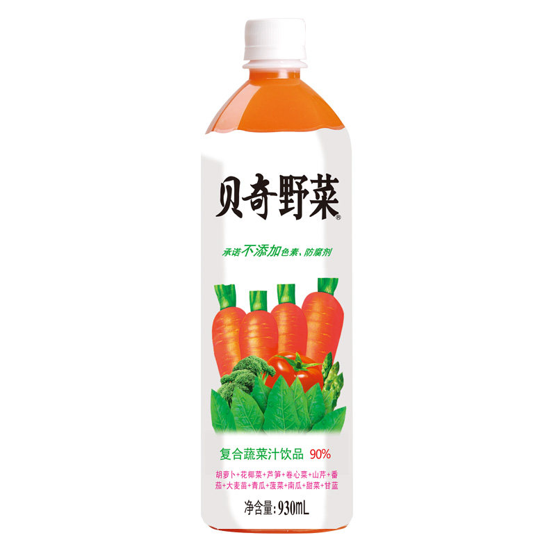 贝奇野菜汁930mL大瓶装胡萝浓缩果蔬汁