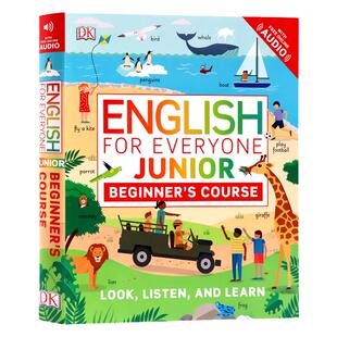 少儿初级英语入门课程 DK 人人学英语 English for Everyone Junior Beginner’s Course 英文原版 低幼儿童英语早教启蒙 亲子教育