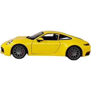 1 24 保时捷911gt3rs 718卡宴992合金车模摆件儿童节WELLY威利