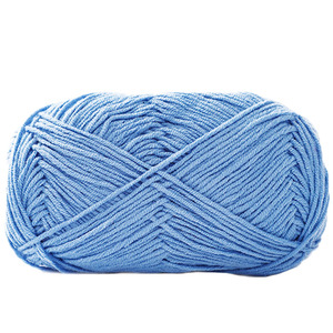 雪妃尔萌娃娃4股牛奶棉毛线四股毛线团手工编织diy钩针玩偶钥匙扣