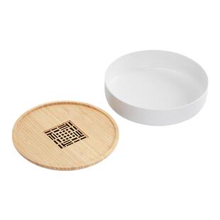 南山先生肆福茶盘小型家用简约茶几茶托盘陶瓷茶海干泡小茶台茶具