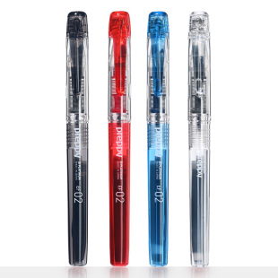 PLATINUM日本白金PSQC-400/PSQ300透明钢笔学生专用墨囊preppy