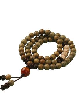 招财转运手链绿檀木招桃花护身