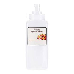 塑料挤酱瓶商用加厚食品级大口径蚝油挤压瓶沙拉酱汁瓶果酱酱料瓶