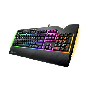 ROG耀光2幻 电竞游戏机械键盘有线RGB手托PBT键帽NX轴全键热插拔