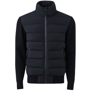 MACKAGE男士 HANEY混合轻薄经典修身鹅绒拼接夹克羽绒服外套上衣