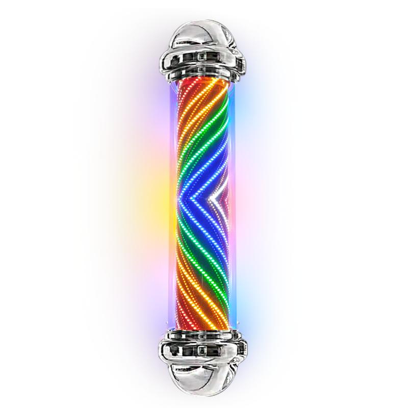 led美发转灯旋转全圆柱