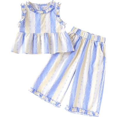 童装女童背心套装夏季新款