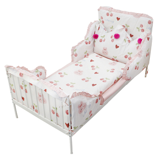 适用于宜家米隆床包护栏床围加长婴儿儿童床品伸缩铁艺床上用品