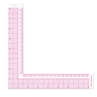 5808L型直角尺多功能放码尺 内置式刻度服装打版尺设计绘图专用尺
