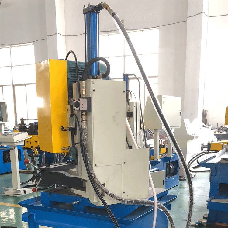 切管机厂家不锈钢圆管切半自动铁管方机料切割机管下管圆锯