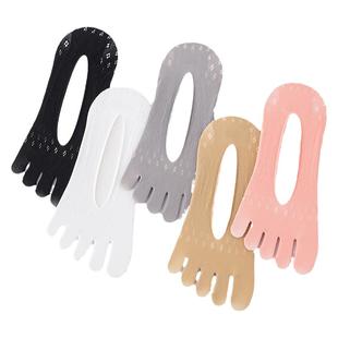 五指袜女夏季薄款袜子女款船袜浅口隐形女袜不掉跟防滑袜套分趾袜