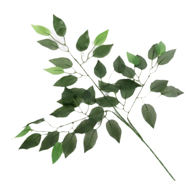 包邮仿真榕树叶绿植商场绿植叶子