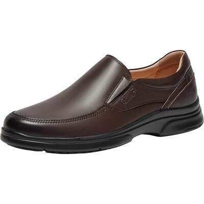 秋季男士皮鞋圣伽步商务休闲