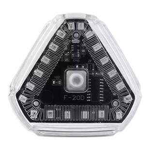 电动车震动发光防追尾红蓝爆闪灯免接线摩托车震动警示刹车灯改装