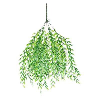 仿真柳条柳叶室内装饰壁挂吊顶假花摆件仿真绿植绿色藤条摄影道具