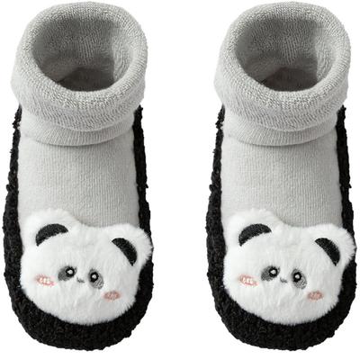 巴拉巴拉地板袜男拼接全毛圈短袜