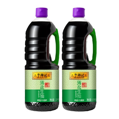 李锦记薄盐生抽1.52kg×2瓶