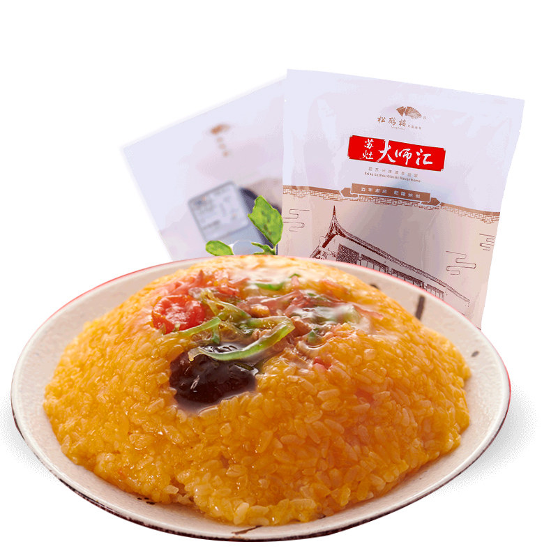 松鹤楼瓜茸八宝饭豆沙半成品速食