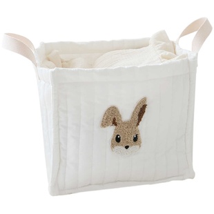 婴儿床收纳袋床边尿不湿片宝宝玩具置物兜拼接床头多功能储物挂袋