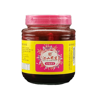 南通特产江山有道玫瑰腐乳腐石港霉豆腐500克瓶装下饭菜酱菜红方